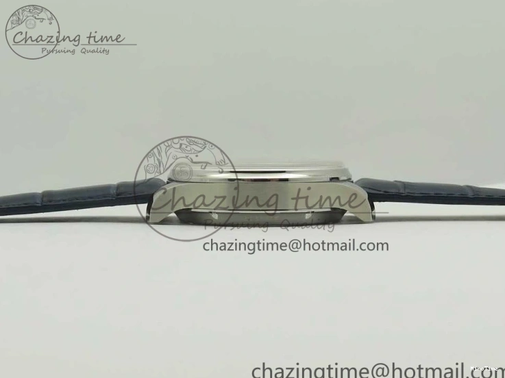 MIROTIME 1219 Affordable Portuguese Real PR Real Annual Calendar IW5035 ZF 1:1 Best Edition White Dial Blue Markers on Blue Leather Strap A 7143